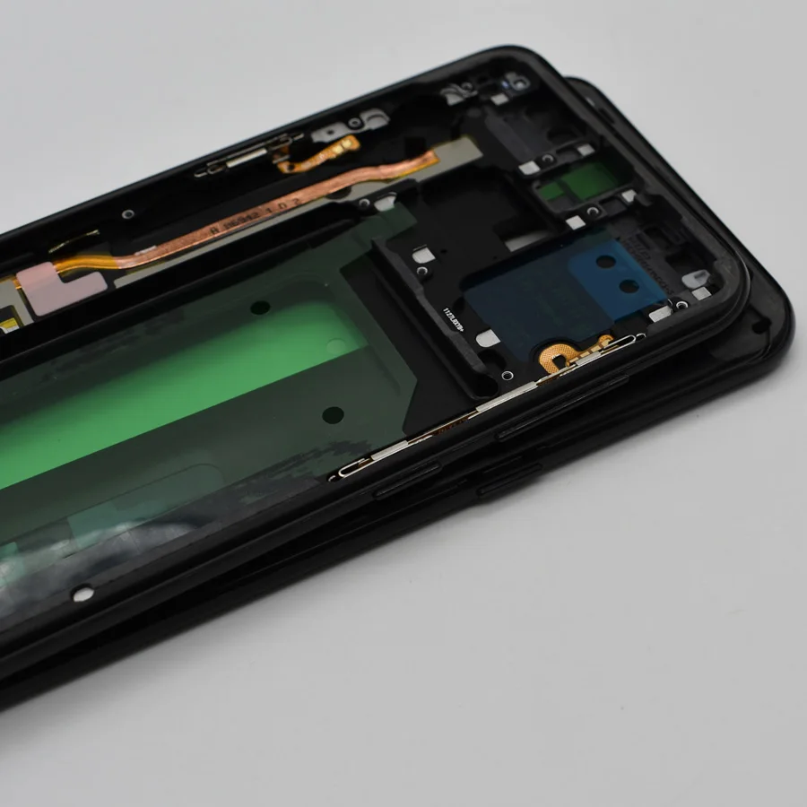 Передний ободок средней рамки корпуса Запасные части для samsung galaxy S8 Plus G955 G955F с боковыми клавишами