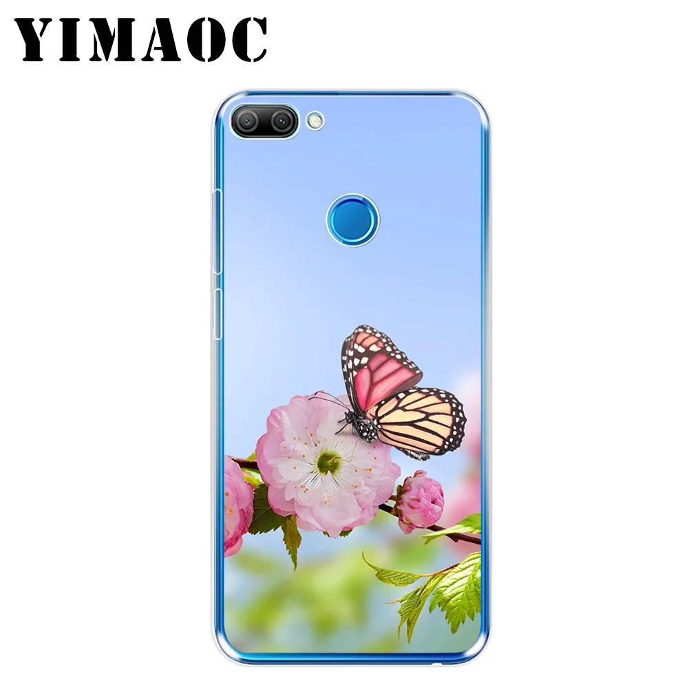 Бабочки розы мягкий чехол для huawei Коврики 30 20 P30 P20 P10 P9 P8 2015 2016 2017 P Smart Lite рro |