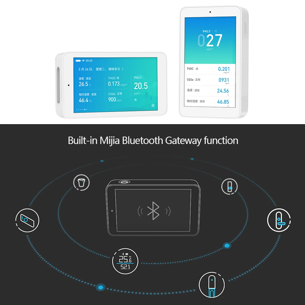 Новое прибытие оригинальный Xiaomi Мини Воздушный детектор высокой точности