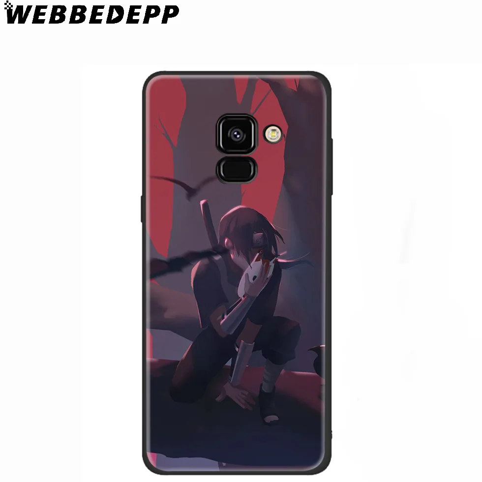 Naruto Itachi Uchiha Japanese Soft Case for Samsung Galaxy A10 A30 A40 A50 A60 A70 M10 M20 M30 M40 Note 8 9 10 Plus |