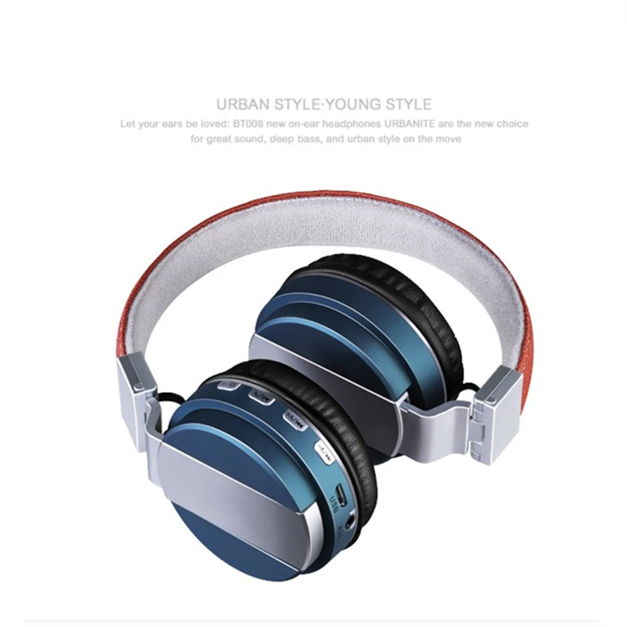 Новый год 2018 Bluetooth наушники спортивные поддержка 32G TF карта FM радио бас 3 5 мм