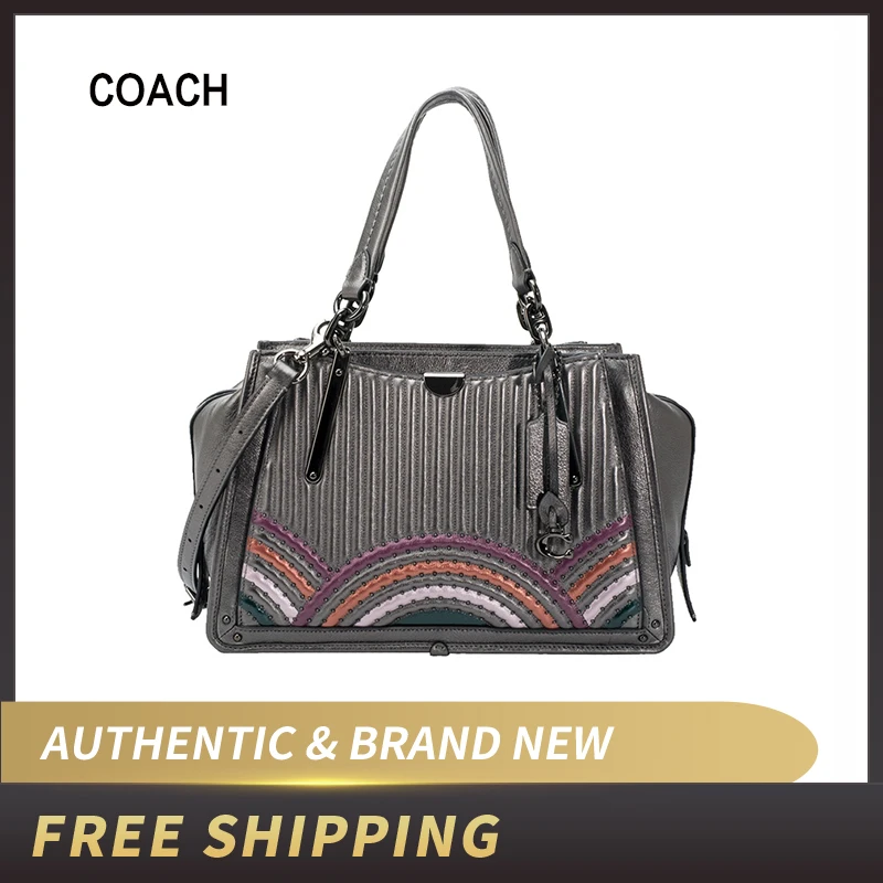 Стеганая сумка-портфель COACH deco 38539 | Багаж и сумки