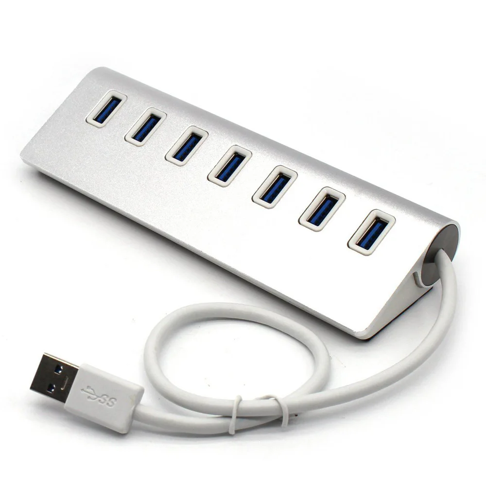 Алюминиевый Портативный 4 порта/7 портов Высокоскоростной USB 3 0 5 Гбит/с мини