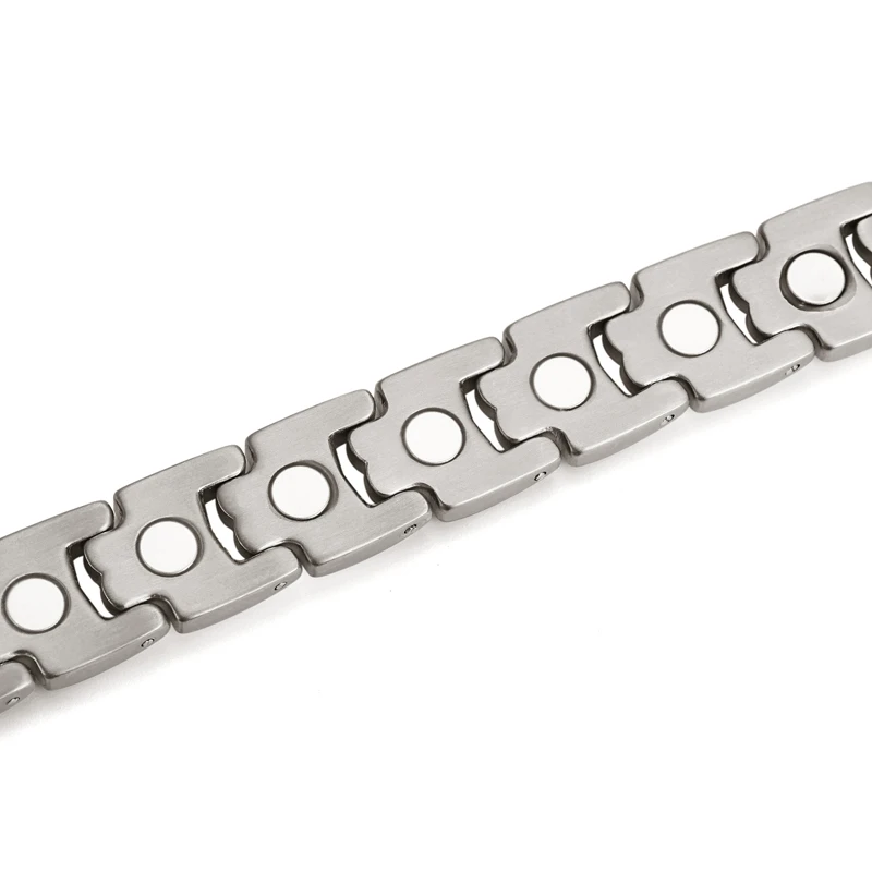 Лечебный магнитный браслет для мужчин из нержавеющей стали 316L медицинский