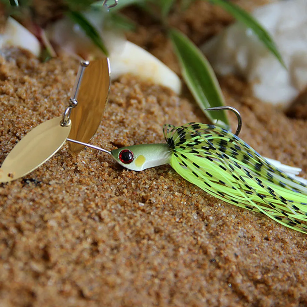 Геркулес рыболовные приманки 3/8 унций Баззбейт Minnow Spinnerbait Искусственный