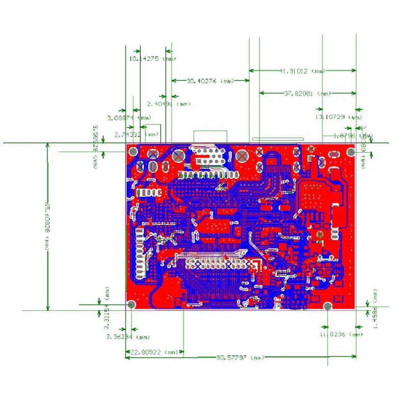 Универсальная плата контроллера HDMI VGA 2AV 50PIN TTL LVDS модуль монитора для Raspberry PI LCD