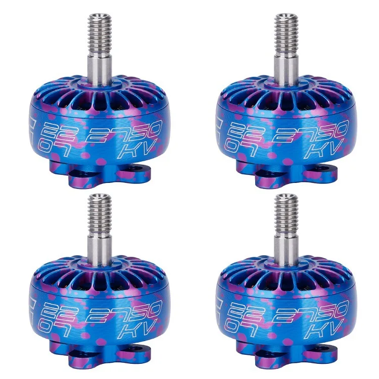 4Pcs 2750KV IFlight XING 2207 1700KV/1800KV/2450KV/2750KV 2~ 4S FPV бесщеточный двигатель аксессуары FPV дрон - Цвет: 4Pcs 2750KV