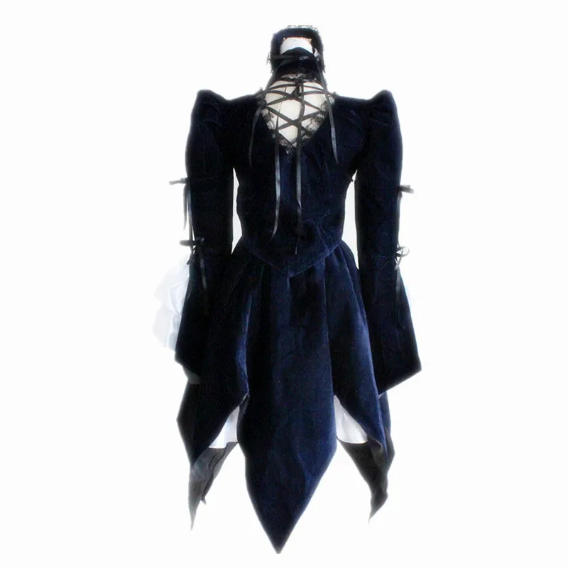 Suigintou cosplay costumes Japanese anime Rozen maiden clothing Masquerade/Mardi Gras/Carnival costumes|cosplay costume|halloween costumehalloween free shipping |