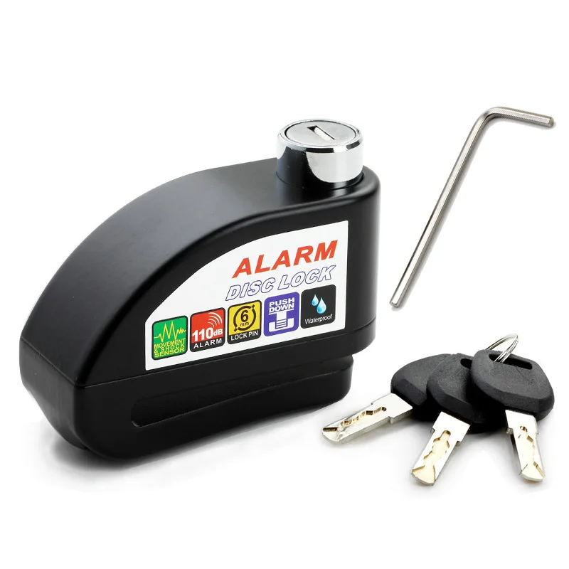 NEW free shipping bike alarm lock safety waterproof motorcycle brake disc | Автомобили и мотоциклы