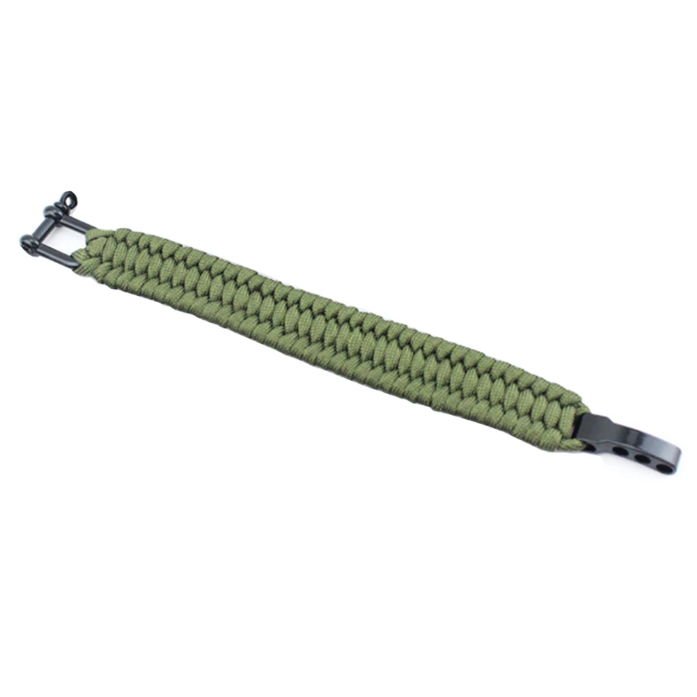 Army Green Тактический Кемпинг-параккорд выживания Спасательное запястье открытый механизм для веревки Многофункциональный - Цвет: Army Green