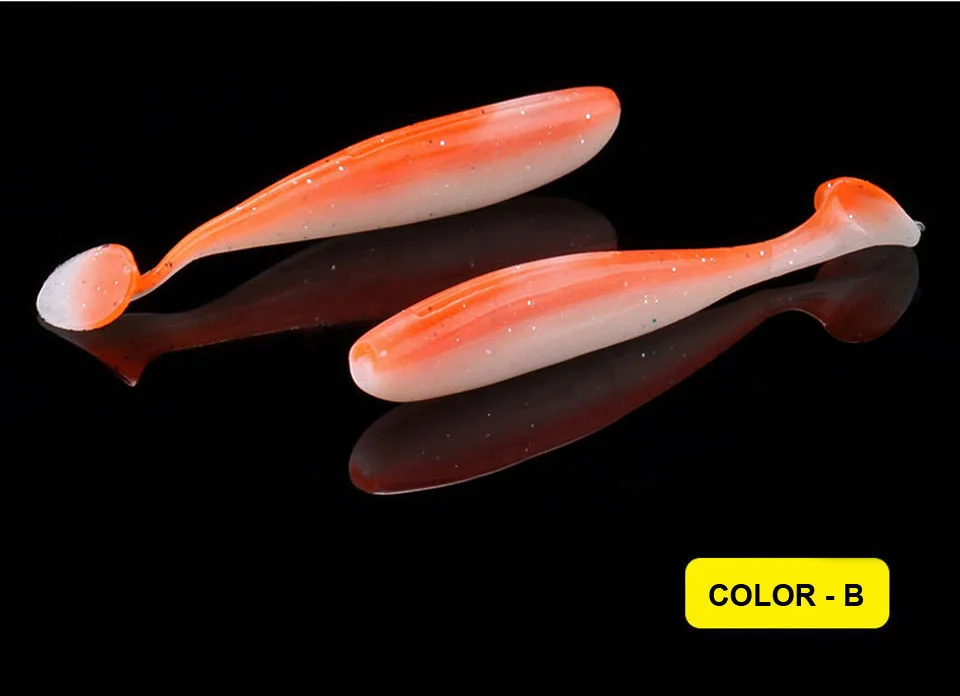 WALK FISH, 6 шт./лот, легкая блесна, мягкие приманки 9 см, 4,7 г, плавающие приманки, искусственная Мягкая приманка для рыбы, воблеры, двойной цвет, приманки для ловли карпа