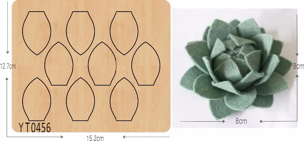 

Small green flowers DIY new wooden mould cutting dies for scrapbooking Thickness/15.8mm/YT0456