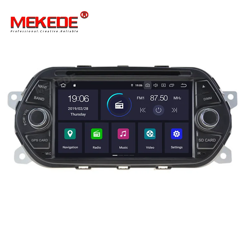 Android 9,0 автомобильный стерео gps для Fiat Tipo Egea Dodge Neon Радио DVD WiFi Аудио Видео навигация задняя камера