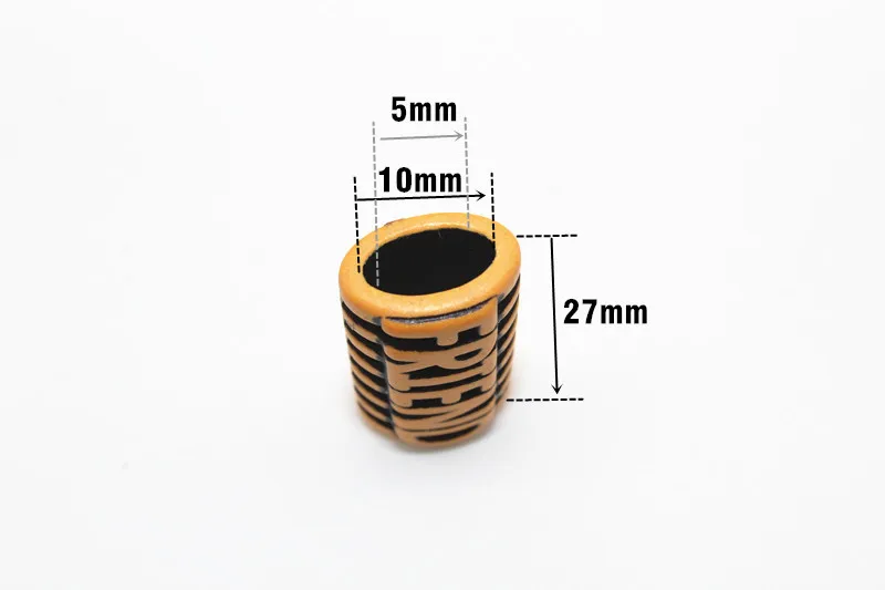 10 шт. пластиковые бусины для древесины с большим отверстием | Шиньоны и парики