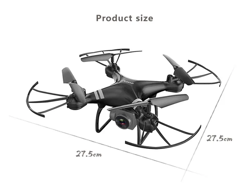 XKY KY101W Радиоуправляемый Дрон с Wi-Fi FPV HD регулируемая камера удержание высоты один ключ возврат/посадка/взлет Безголовый Радиоуправляемый квадрокоптер Дрон