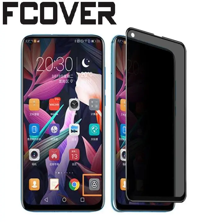 Для Huawei Honor View 20 V20 конфиденциальность закаленное стекло HD пленка анти шпион Nova 4