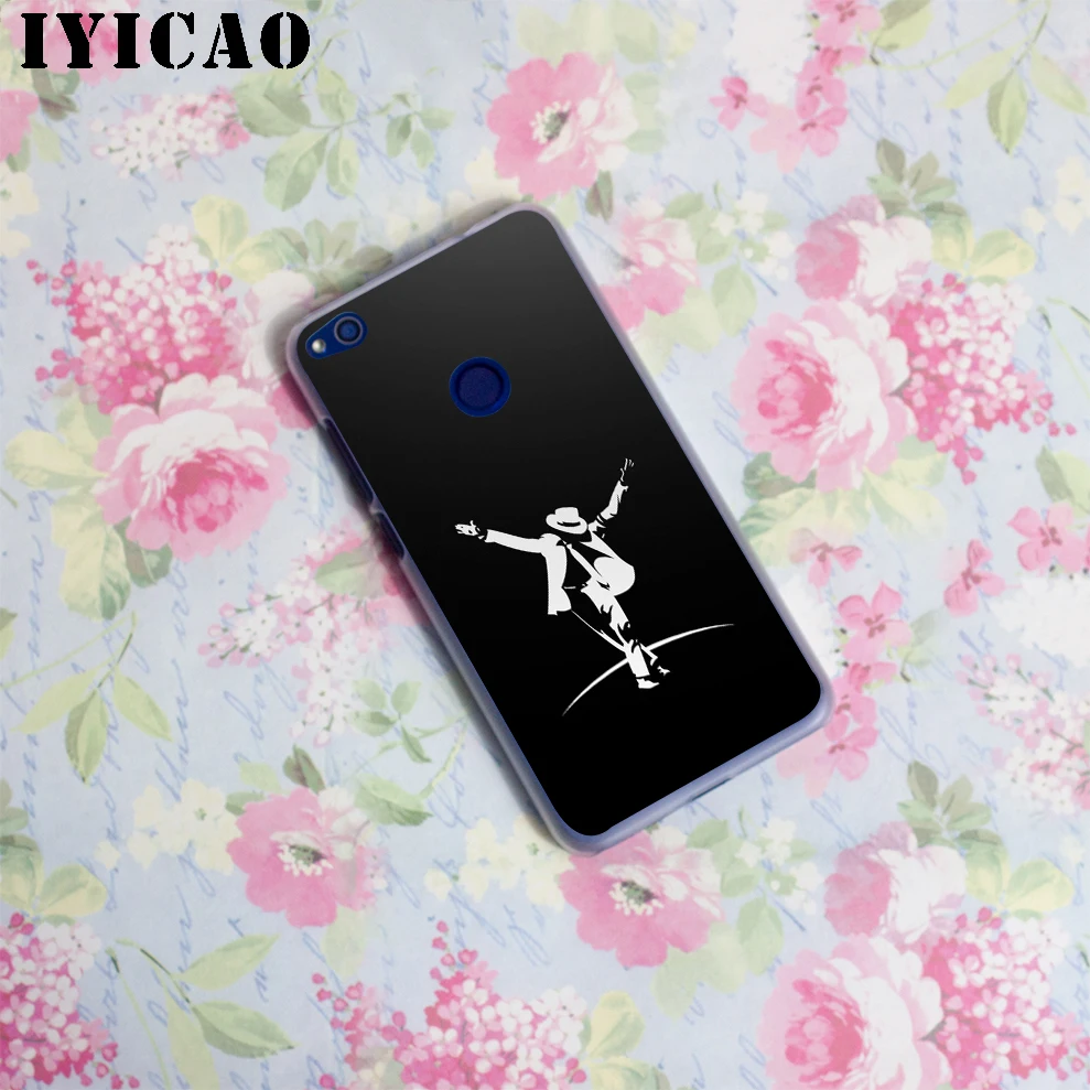 Жесткий чехол IYICAO michael jackson для Huawei Honor 6A 6C 7A 7C 7X 8 8X 9 10 20 9X Lite Pro Play Note View