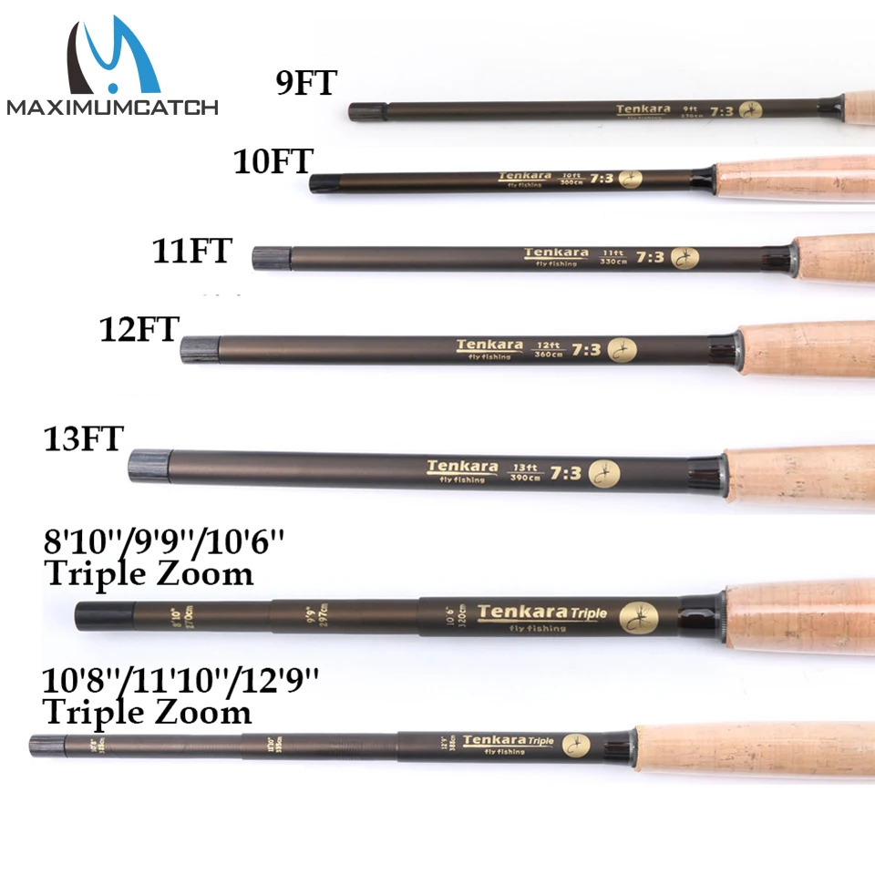 Maxcatch телескопическая летучая Удочка 9-13FT Tenkara Fly удочка& Tenkara мухи& леска& Коробка