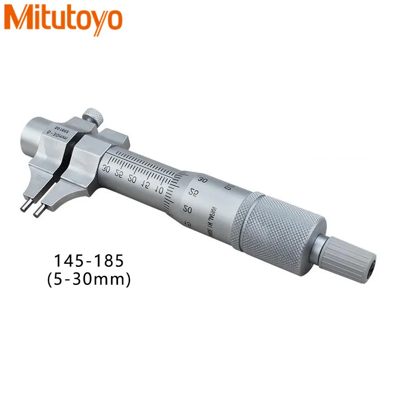 Оригинальный внутренний микрометр Mitutoyo 145 185 186 мм Метрическая 5 0 01 50 измерительный винт суппорта внутренние