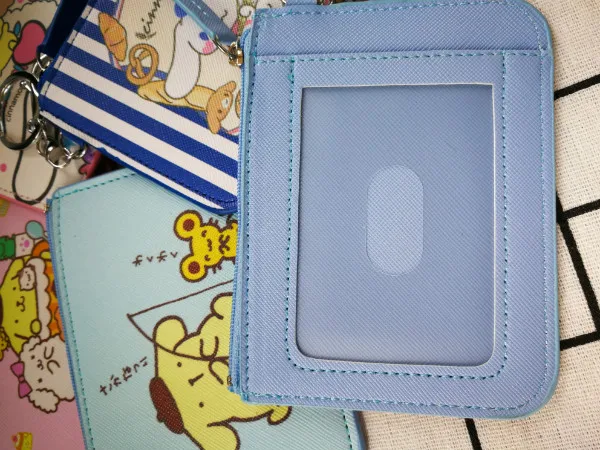 Pom Purin Fashion oroll модная аниме PU карточка для связки ключей брелок для ключей монета держатель для ключей подвеска унисекс на молнии подарки Новинка