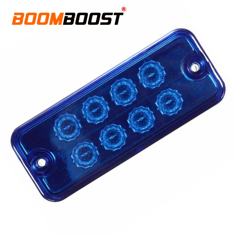 Желтый красный Фирменная Новинка 12V 24V 4 цвета 8 светодиодный боковой габаритный