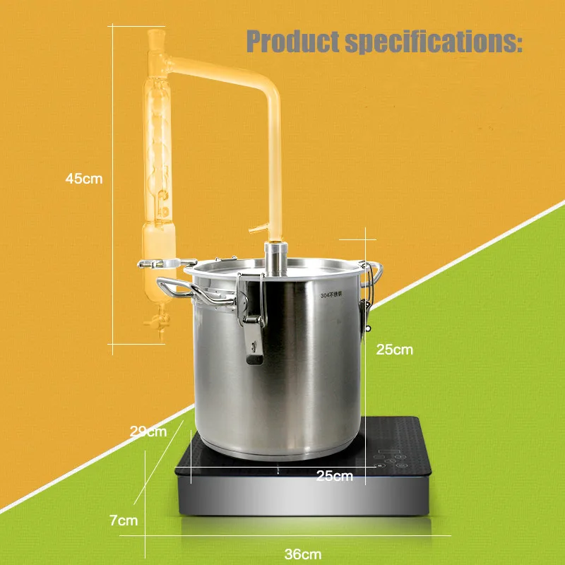Экстрактор эфирного масла для дистилляции оборудование самостоятельной сборки
