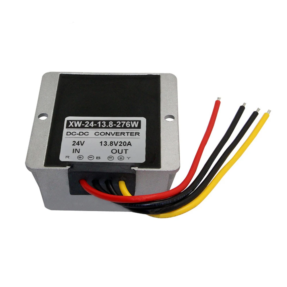 XINWEI водонепроницаемый DC24V в DC13.8V 20A 276 Вт понижающий блок питания преобразователь