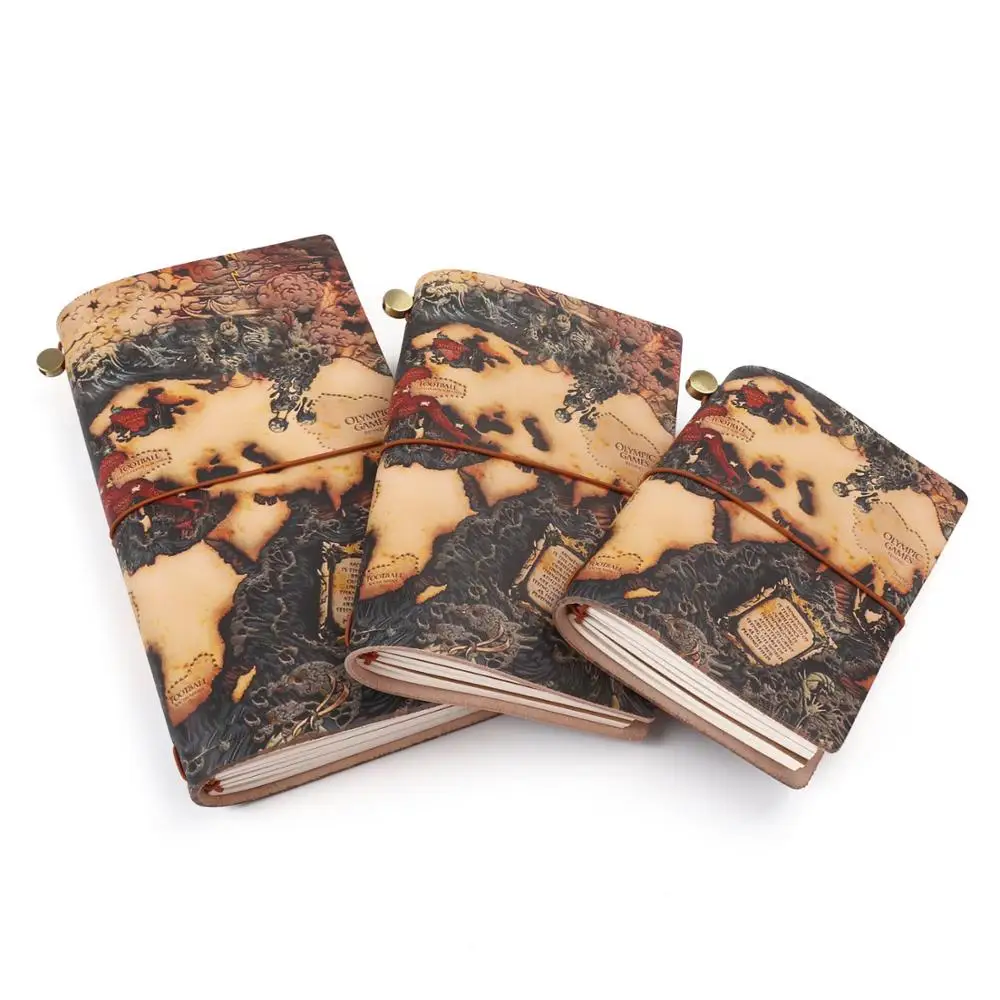 Персонализированный дорожный блокнот из кожи растительного дубления