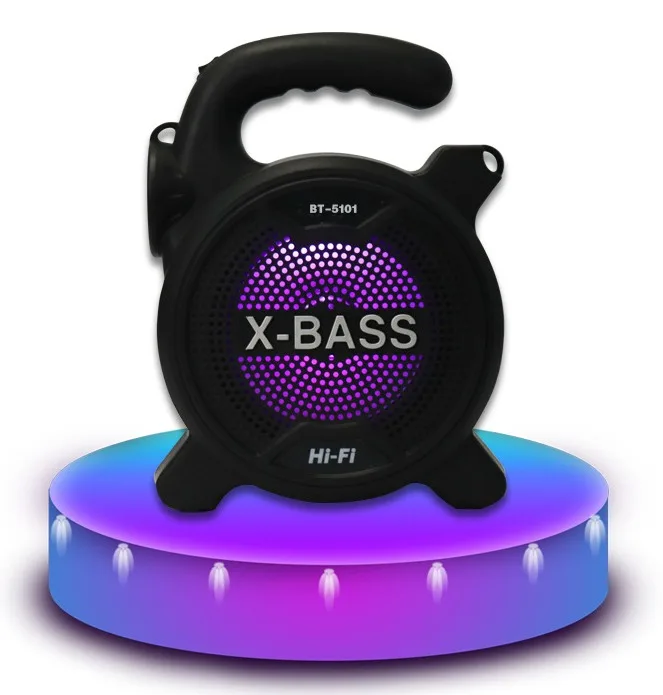 Наружная bluetooth колонка с ручкой и TF/USB/SD динамик портативная беспроводная