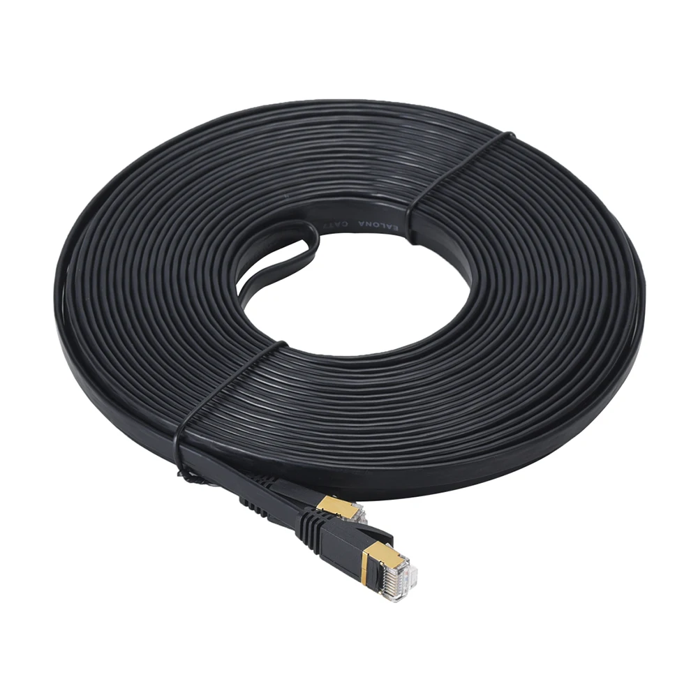 Ethernet Кабель CAT 7 плоский RJ45 FTP защищенный сетевой кабель Lan патч корд 1/2/3/5 м для ПК