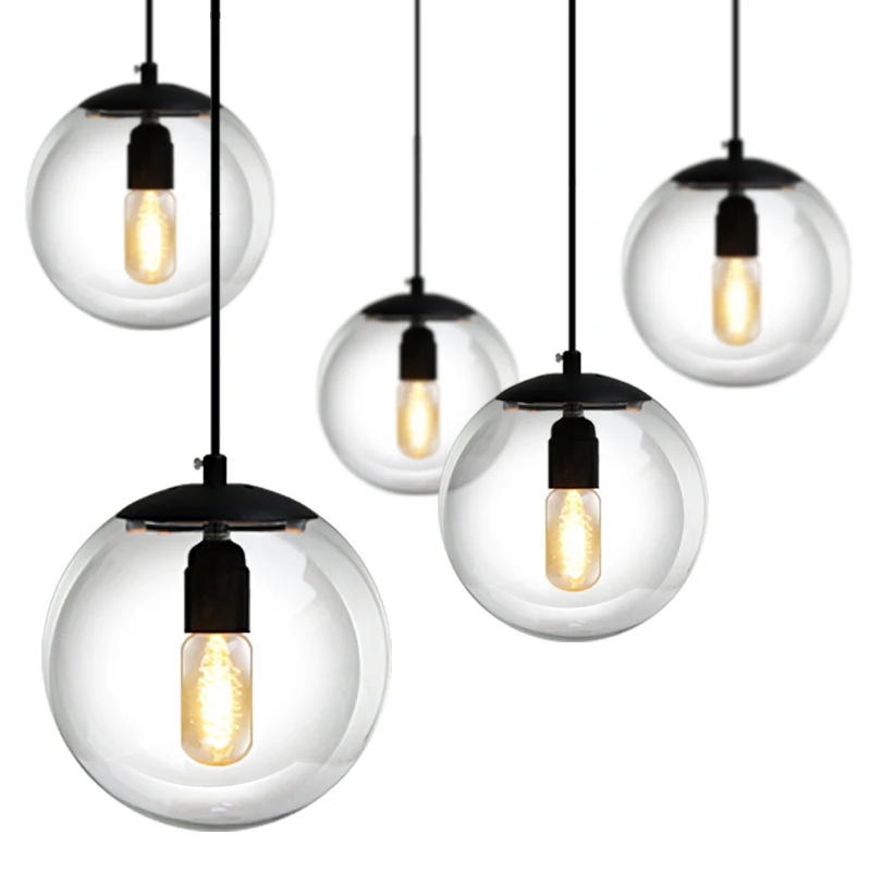 Бесплатная доставка Современные Простые прозрачные стеклянные шаровые