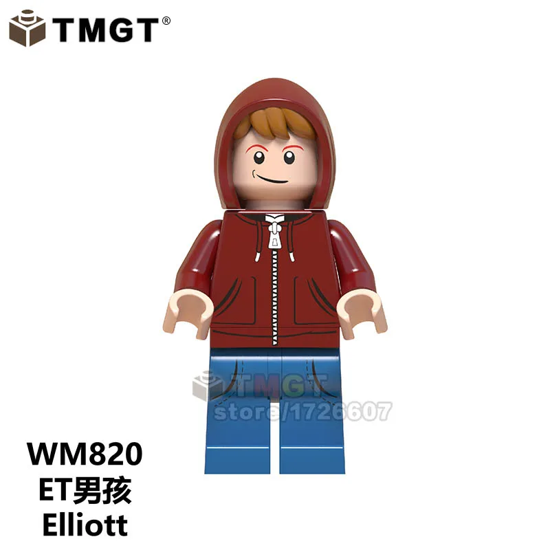 WM820 Elliott Playmobil Охотники за привидениями оставайтесь Puft строительные блоки Стич, Микки Маус gremlins E.T Базз Лайтер История игрушек игрушки для детей - Цвет: WM820 Elliott