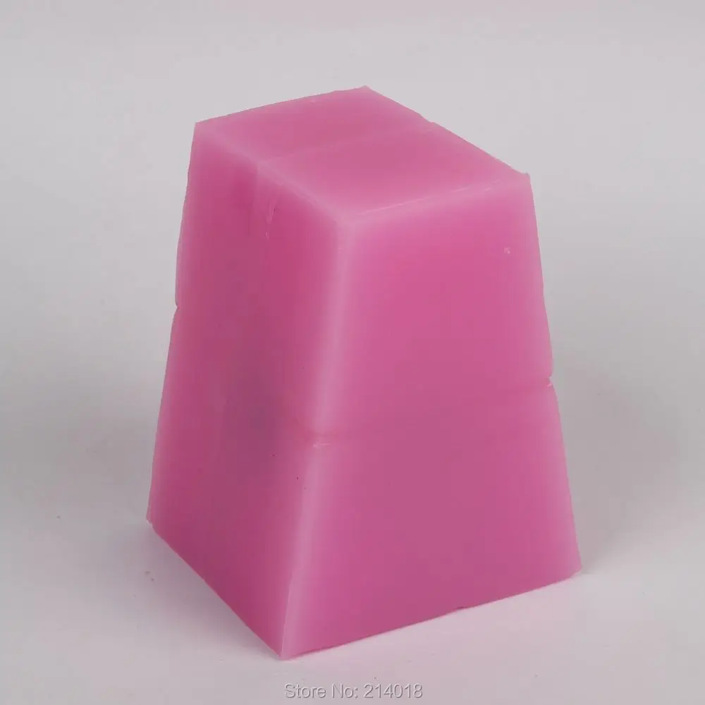 Новогодняя 3D форма для мыла PRZY в виде Санта-Клауса свечи силиконовый гель