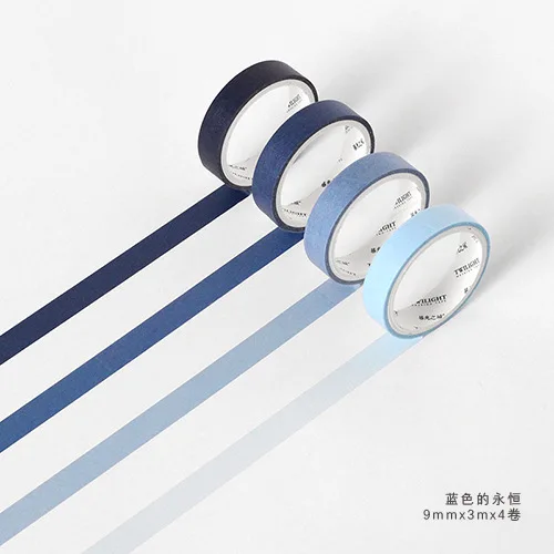 Coloffice 4 шт./компл. цветная Серия васи клейкая лента декоративное Руководство DIY