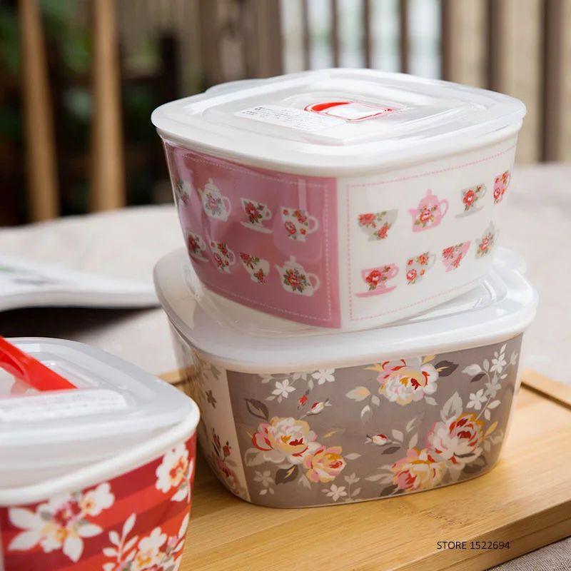 Домашняя керамическая чаша для риса супа Сервировочная фарфоровая обеда хлопьев