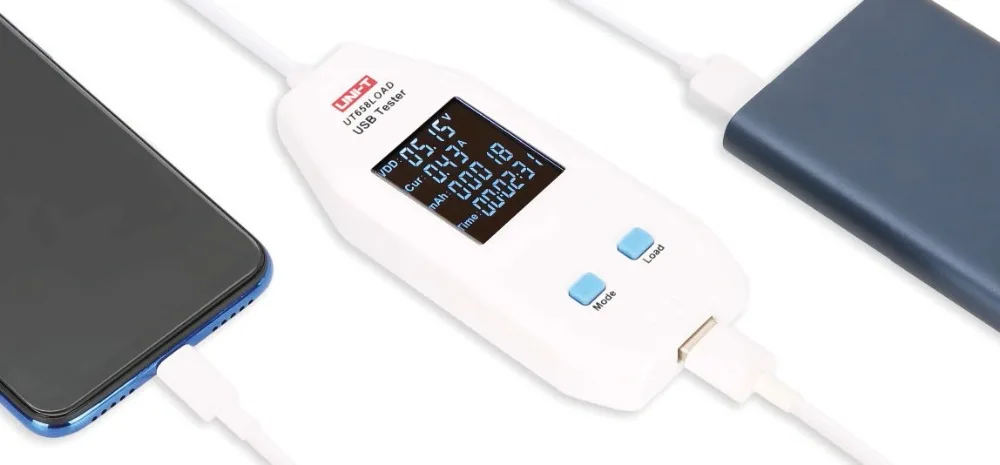UNI-T новейший UT658A/UT658C/UT658 двойной тест Макс 3,30 в с хранения данных USB тест er метров Вольтметр для зарядного устройства