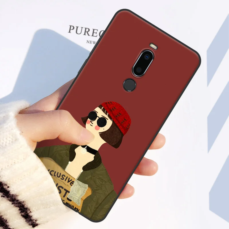 For Meizu V8 Pro/M813Q case PureColor Couples Style painted Soft TPU shell Cellphone back cover |
