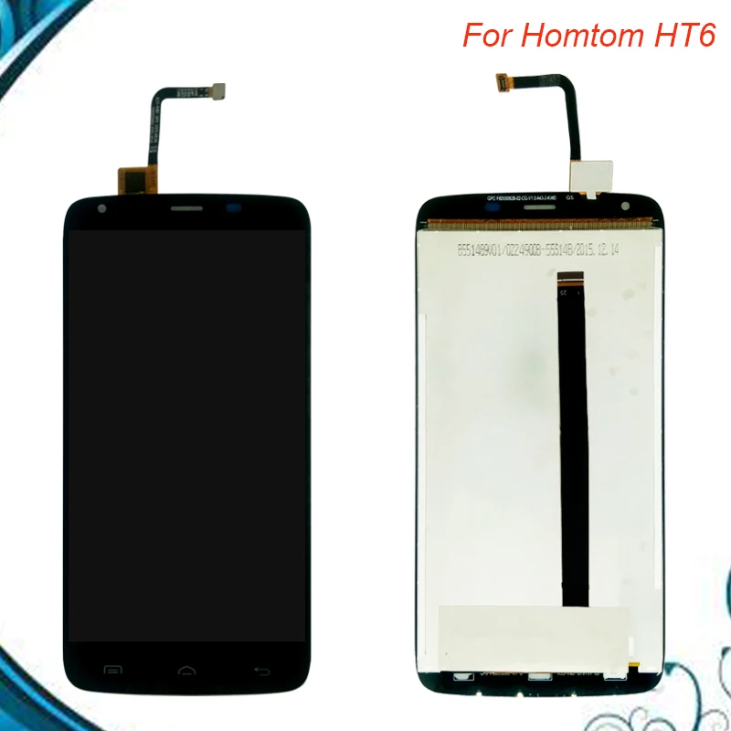 100% Tested Well For HomTom HT6 LCD Display + Touch Screen Assembly Perfect Repair Part 5.5 inch +Free Tools IN Stock | Мобильные