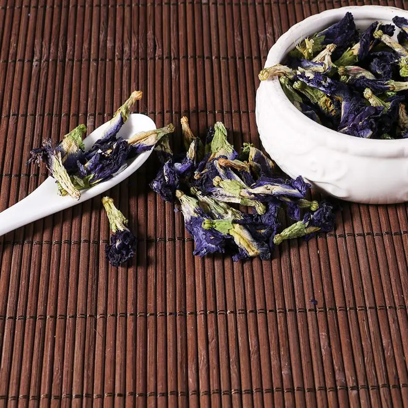 50 г чай голубая бабочка горох чай сушеный Clitoria Kordofan горох цветочный чай UHJSD