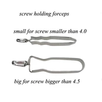 medical orthopedic instrument steel universal bone screw holding forceps implant screw holder tweezers pliers petz veterinary ao