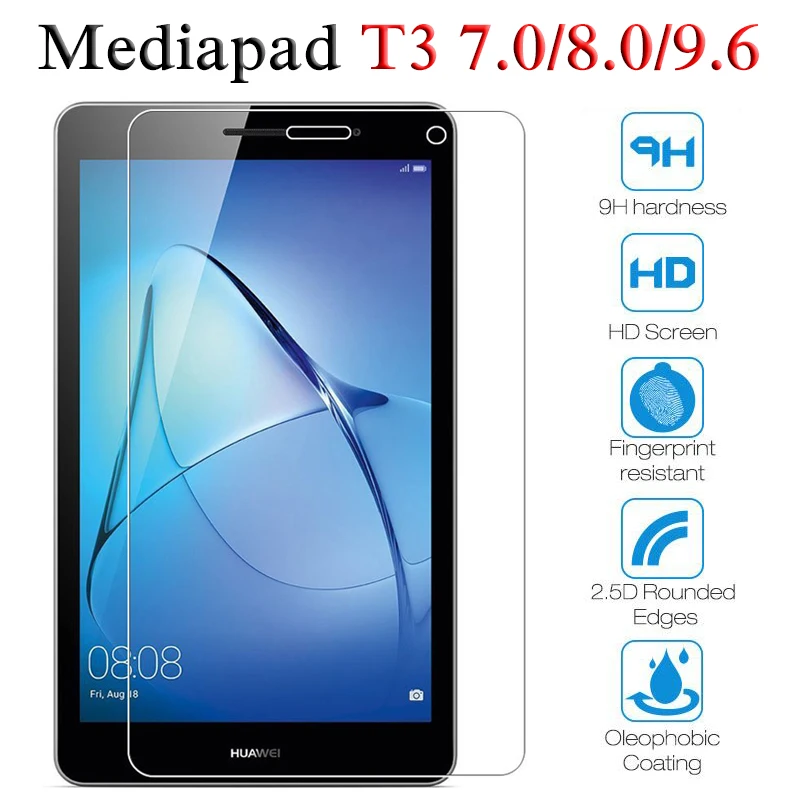 Защитное стекло для huawei mediapad T3 8 0 дюймов 7 9 6 закаленное планшета защитная пленка