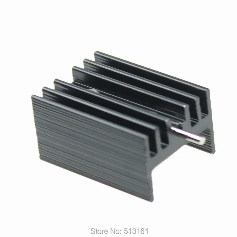 10 шт./лот 21x15x11 мм алюминиевый радиатор-кулер TO-220 TO220 охлаждающие кулеры