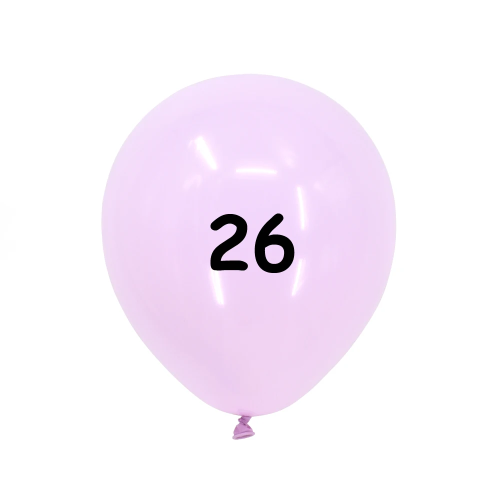 Macaron balloon 26 100 шт 10 дюймов конфеты Макаруны латексные шары, гелий воздушные шары для вечерние, свадьбы, дня рождения, детские игрушки, вечерние шары - Цвет: Macaron balloon 26