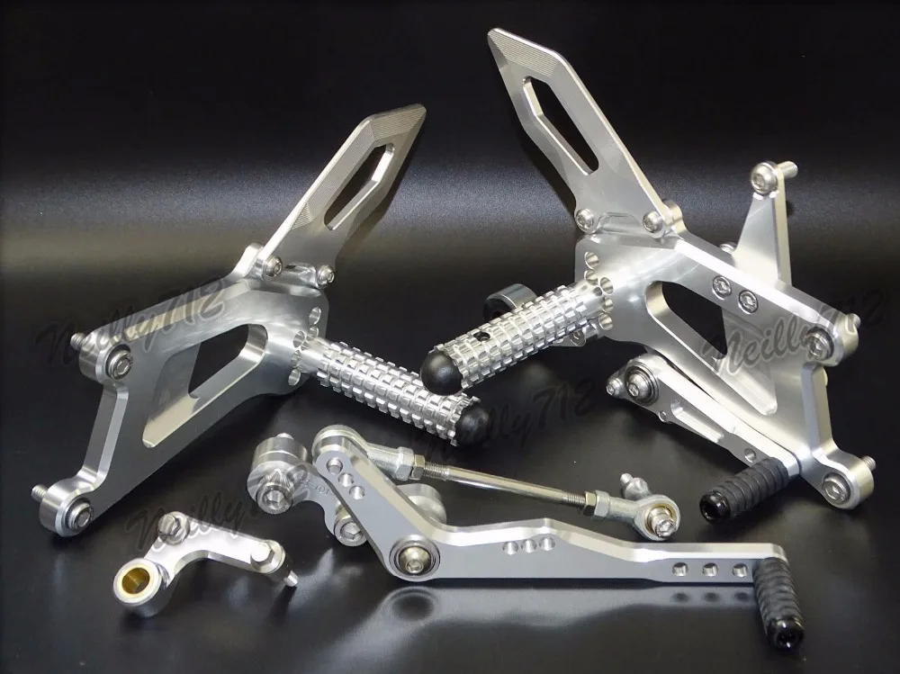 

Motorcycle CNC Aluminum Racing Rearset Rear Sets Footrests Foot Rest Pegs For Triumph Daytona 676 675R 2013 2014 2015 2016