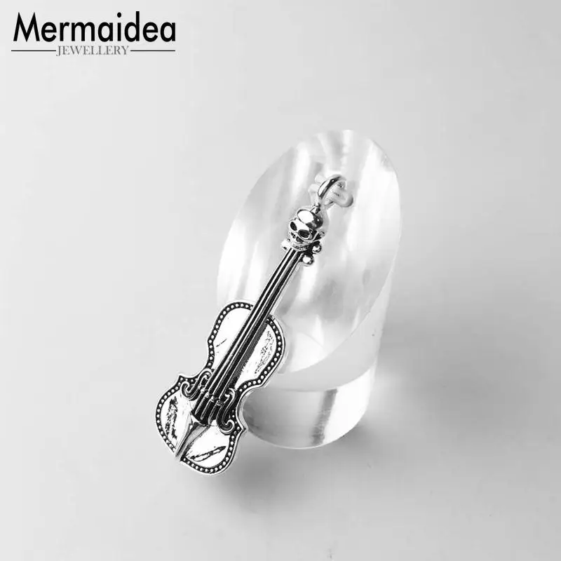 Кулон череп скрипка 2020 модные ювелирные изделия Стиль Bijoux ожерелье аксессуары