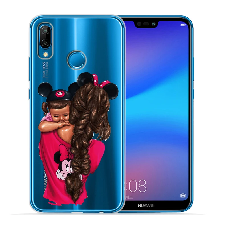 Чехол для huawei P smart Sxey Mother Mom Baby Fashion Gisl для huawei P30 P20 Lite Pro P10 P8Lite P9Lite мягкий чехол для телефона