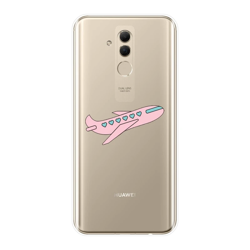 Мягкий чехол из ТПУ для телефона Huawei Mate 9 10 20 Lite силиконовая задняя крышка