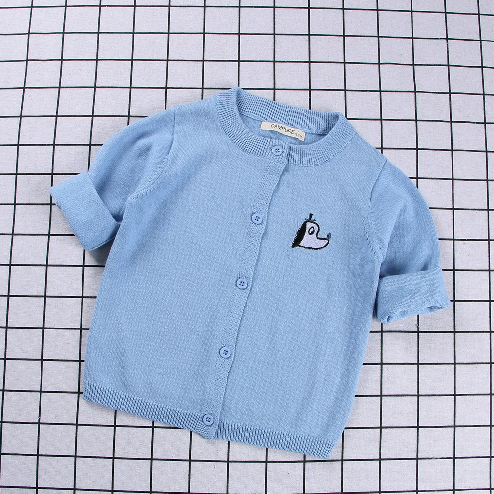 1-6Y Children Sweater Coat Cartoon Dog Kids Knitted Jacket Spring Autumn Boys Girls Cardigan Toddler Clothes BC223 | Детская одежда и
