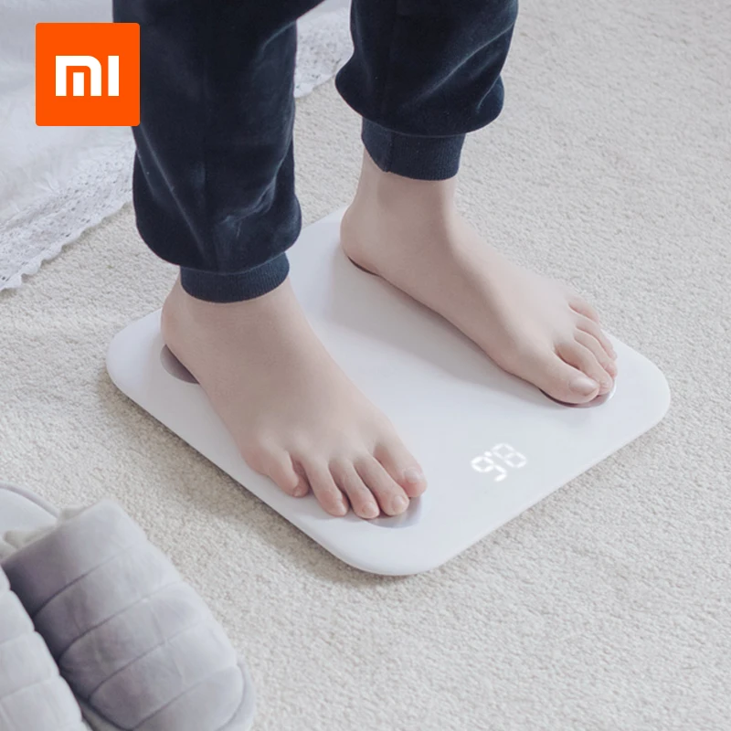 Новые оригинальные Xiaomi mi электронные весы 2 fit APP и тестер состава тела Fat BMR тест