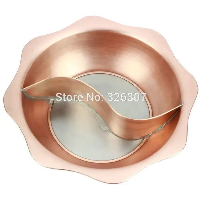 

34cm Sichuan Chongqing China copper mandarin duck hot pot thickened Mongolian Chinese copper handmade,fire pot